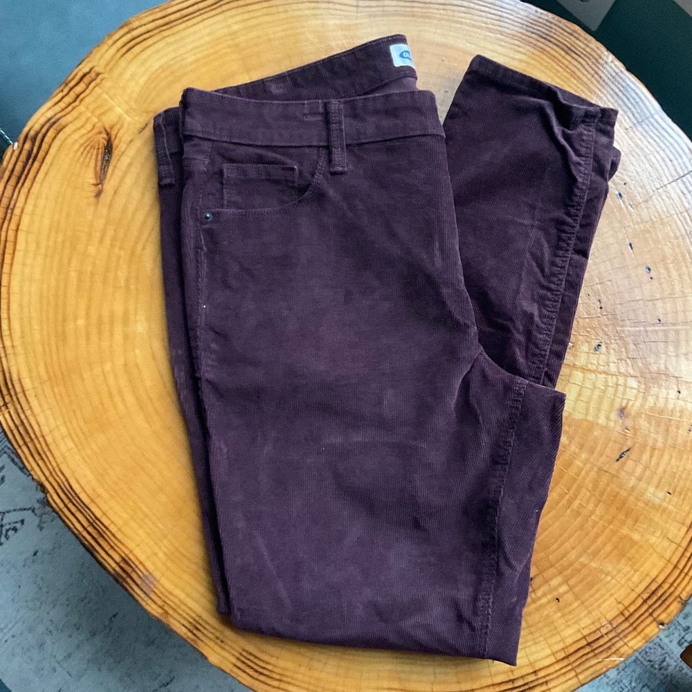 Old Navy Jeans Womens 16 Corduroy Rockstar Super Skinny Mid Rise Stretch